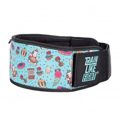 RAINBOW COOKIE ATTITUDE Weightlifting Belt soft blue| BARBELL REGIMENT