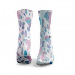 Holographic workout COW PRINT socks | HEXXEE SOCKS