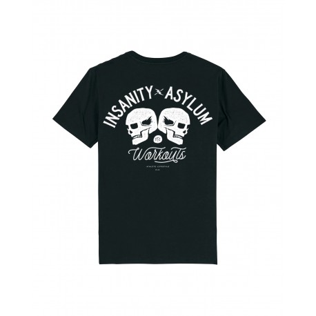 T-Shirt noir INSANITY ASYLUM WORKOUTS | THUNDERNOISE