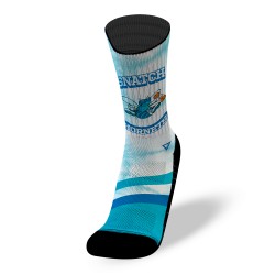 White workout socks SNATCH HORNETS | LITHE APPAREL