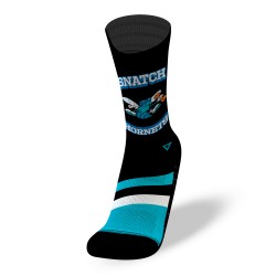 Black workout socks SNATCH HORNETS | LITHE APPAREL