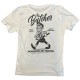 T-Shirt blanc THE BUTCHER | BARBELL REGIMENT