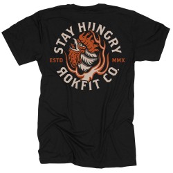 T-Shirt Homme noir STAY HUNGRY| ROKFIT