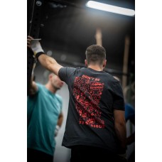 T-Shirt gris foncé DINO CREW | BARBELL REGIMENT