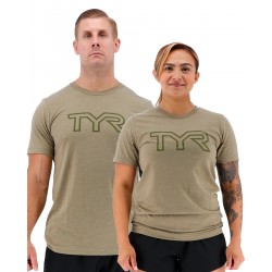 T-Shirt unisexe 301 Olive/Ivy BIG OUTLINE LOGO | TYR
