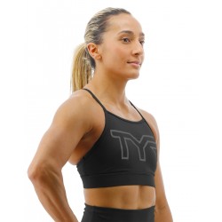 Brassière sport noire KINETIC HIGH NECK|TYR