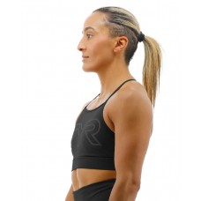 Brassière sport noire KINETIC HIGH NECK|TYR