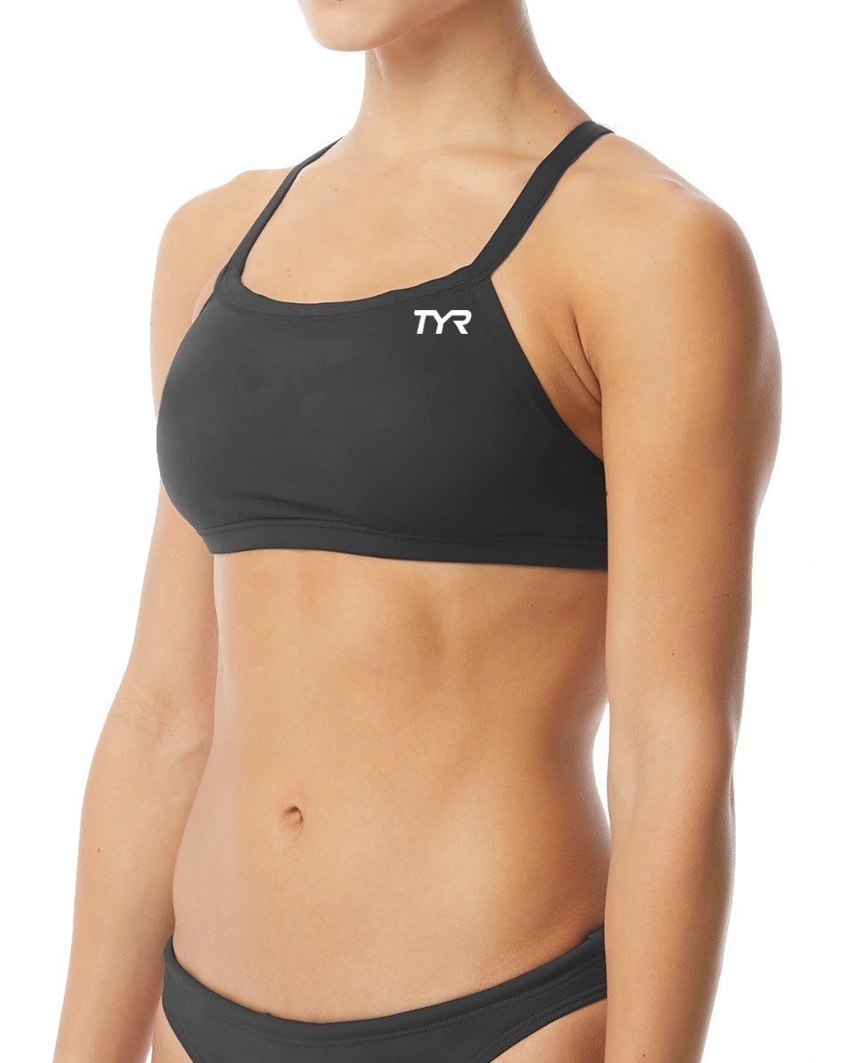 Haut de maillot de bain Femme 001 Black SOLID DIAMONDFIT | TYR — Noir · Taille S