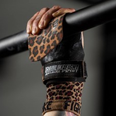 Brown ICON LEOPARD ANIMAL PRINT Grips without holes| TRAIN LIKE FIGHT