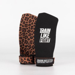 Brown ICON LEOPARD ANIMAL PRINT Grips without holes| TRAIN LIKE FIGHT