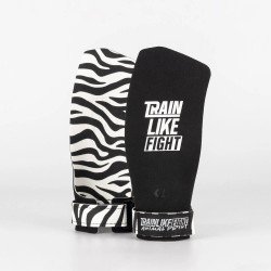 Maniques sans trous ICON ZEBRA ANIMAL PRINT noires | TRAIN LIKE FIGHT