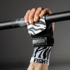Black ICON ZEBRALEOPARD ANIMAL PRINT Grips without holes| TRAIN LIKE FIGHT
