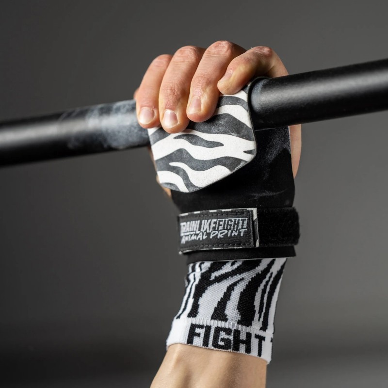 Grips TRAIN LIKE FIGHT model ICON ZEBRA ANIMAL PRINT black