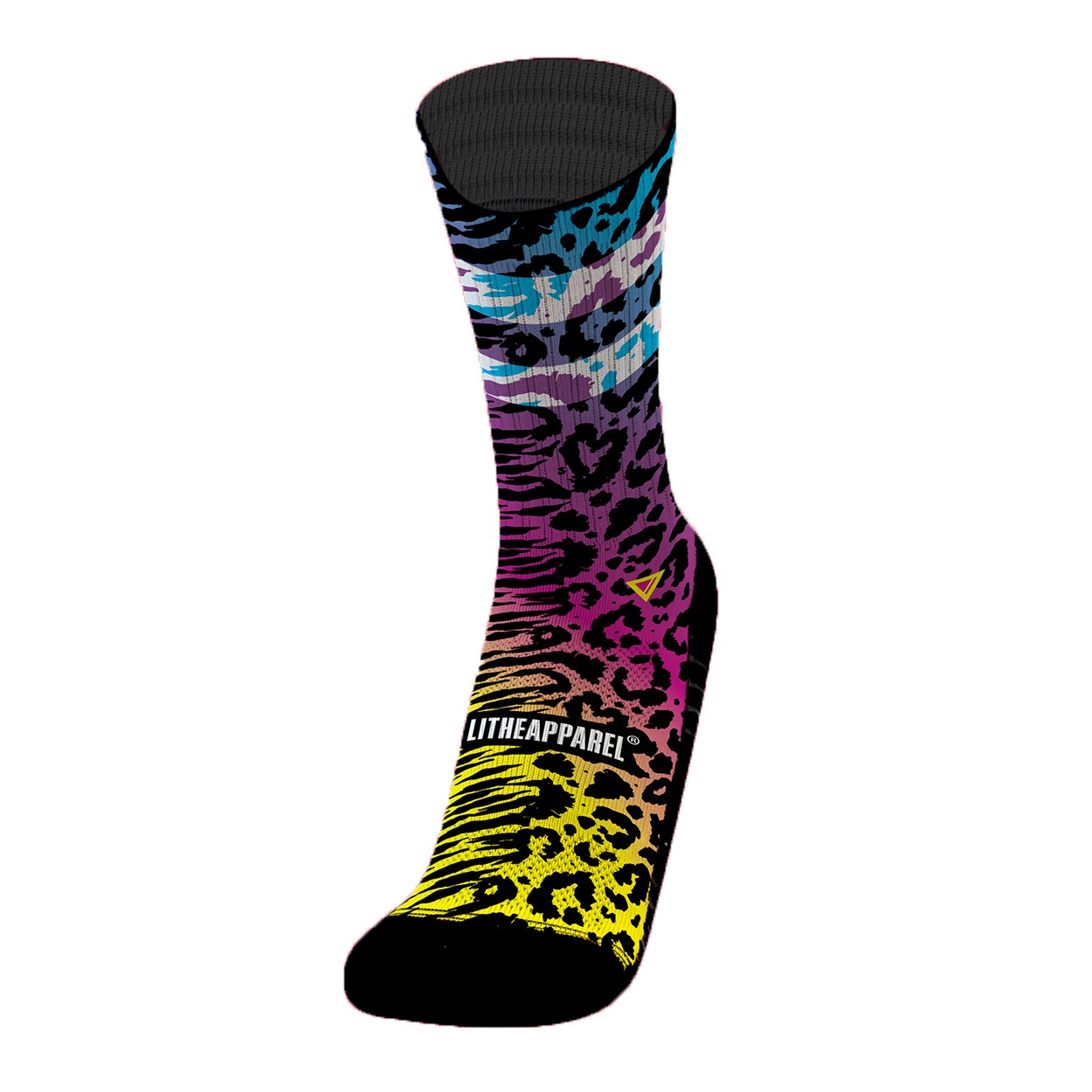 Chaussettes ANIMAL PRINT EXCLUSIVE TD multicolores| LITHE APPAREL — Multicolor · Taille M (39-42)