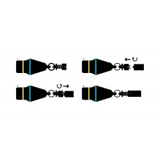 Corde à sauter noire HEAVY ROPE| PICSIL