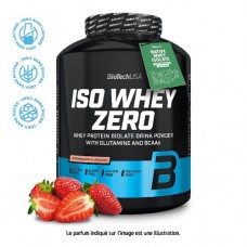 Iso Whey Zero Protéines Fraise 2270 Gr | BioTechUSA