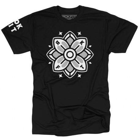 Men's black T-Shirt LOTUS | ROKFIT