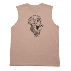 Muscle Tank homme rose chiné GORILLA OPS| VERY BAD WOD