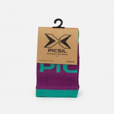Unisex Wristband cotton SPORTY purple EMERALD | PICSIL