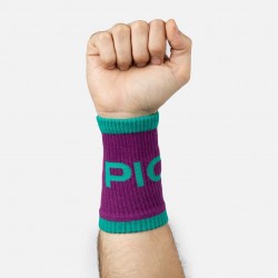 Bandes de poignets - Wristband SPORTY violettes EMERALD| PICSIL