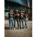 Training oversize crop top JURASSIC SQUAD 2 black | BARBELL REGIMENT