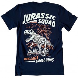Black unisexe T-Shirt JURASSIC SQUAD 2 | BARBELL REGIMENT