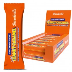 BAREBELLS Pack de 12 Barres protéinées CACAHUETE CARAMEL