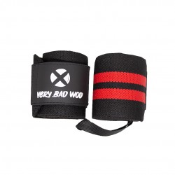 Bandes de Poignets Wrist Wraps noir et rouge| VERY BAD WOD