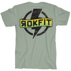Men's green T-Shirt THUNDER STRUCK| ROKFIT