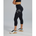 Training high waist 3/4 legging KINETIC™ 001 Black | TYR