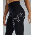 Legging Femme taille haute KINETIC™ noir 001 Black longueur 3/4| TYR