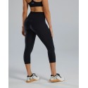 Training high waist 3/4 legging KINETIC™ 001 Black | TYR