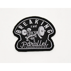 BREAKING THE PARALLEL woven velcro patch | THUNDERNOISE