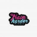 TRAIN HARDER 3D PVC velcro patch| PICSIL