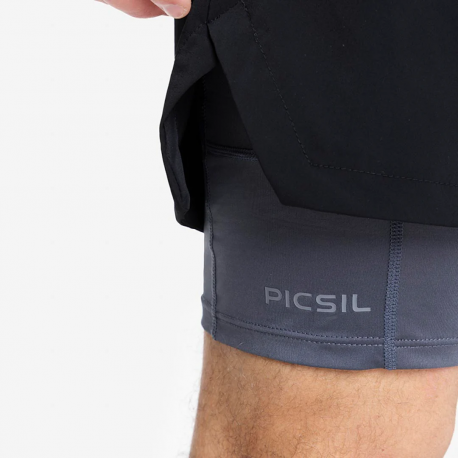 Pantalon De Yoga Homme ALO 2-en-1 Stability - Short + Collant Compression, Taille S, Poches