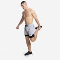 COMPRESION Short 2 in 1 Light grey for men| PICSIL