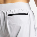 Short doublé legging COMPRESSION 2 en 1 gris clair| PICSIL