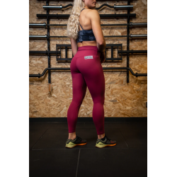 Training legging cherry red THE OLY | BARBELL REGIMENT