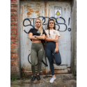 Training legging blue grey THE OLY | BARBELL REGIMENT