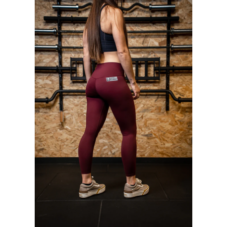 Training legging dark red THE OLY | BARBELL REGIMENT