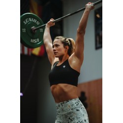 Training bra black PAULA for women | BARBELL REGIMENT