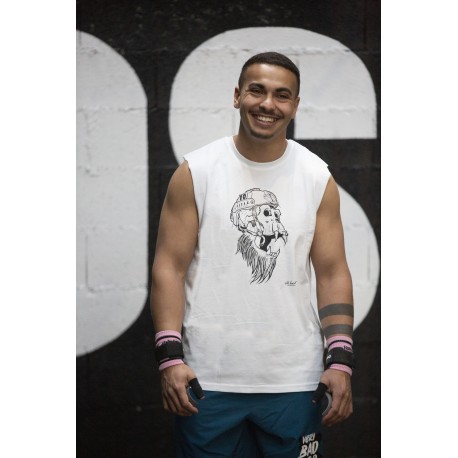 Muscle Tank homme blanc GORILLA OPS| VERY BAD WOD