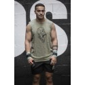 Muscle Tank homme vert chiné GORILLA OPS| VERY BAD WOD