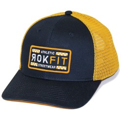 Navy and Gold STARTING LINE meshback hat | ROKFIT