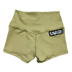 Short taille haute femme vert ARMY | SAVAGE BARBELL