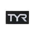 Patch TYR brodé velcro 060 BLACK and WHITE | TYR