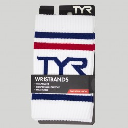 Unisex SWEATBANDS cotton White and Navy| TYR