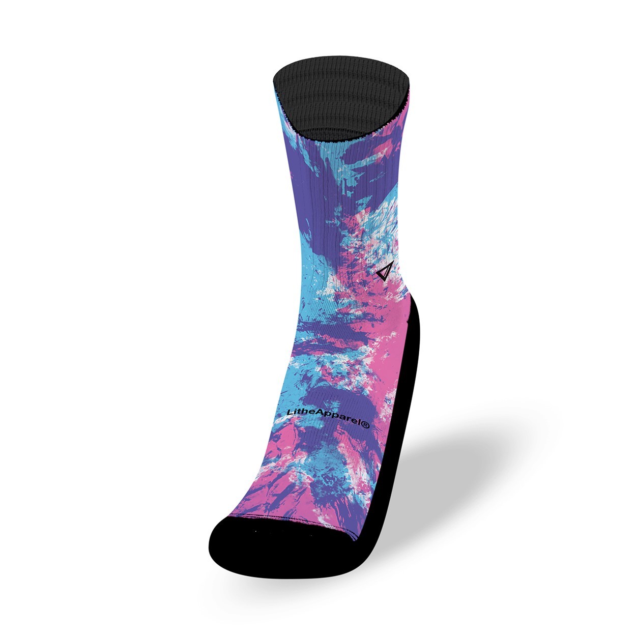 Chaussettes THE CLOUD TIE DYE multicolores| LITHE APPAREL — Multicolor · Taille S (35-38)