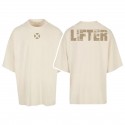 T-Shirt oversize unisexe beige LIFTER | VERY BAD WOD