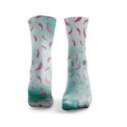 Chaussettes multicolores SPICY bleu | HEXXEE SOCKS